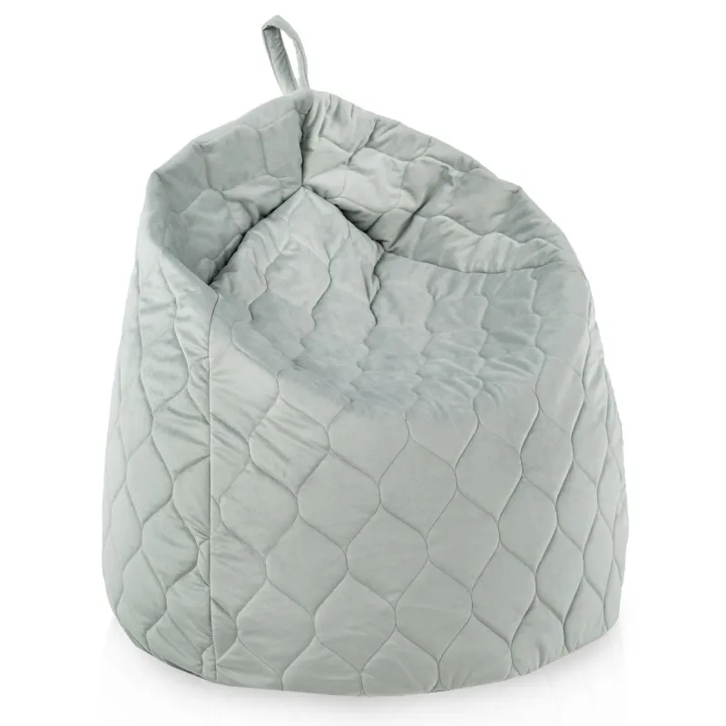 Pouf Poire L pour enfants - Velours Soft – vue 49