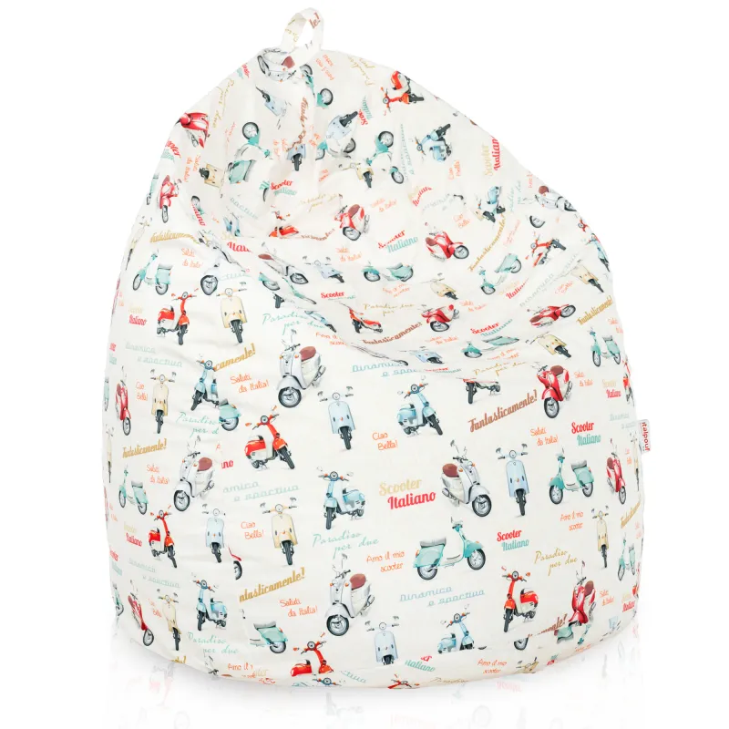 Pouf Poire XL Standard - Tissu Imprimé Premium – vue 25