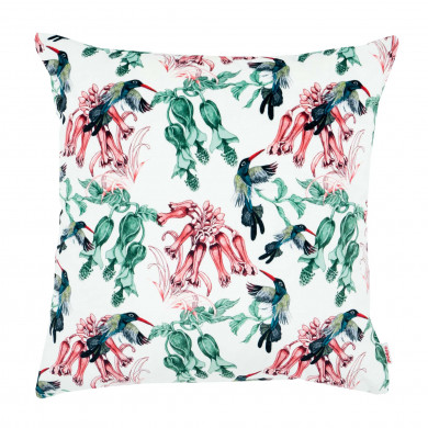 Colibris exotiques du paradis Coussin Carré