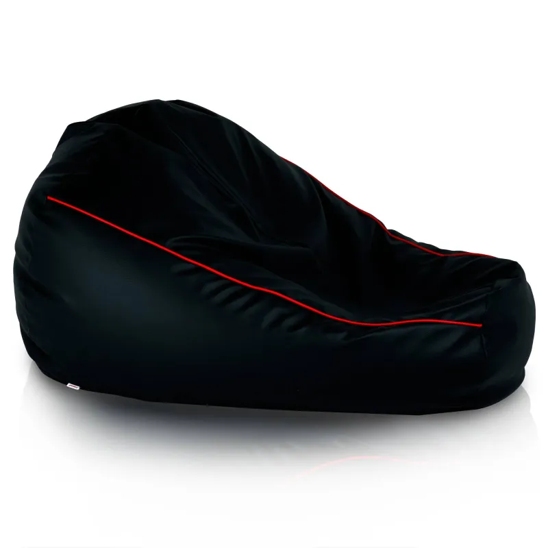 Pouf noir tendance avec un design élégant pour des intérieurs modernes