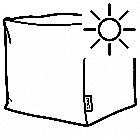 Pouf de jardin