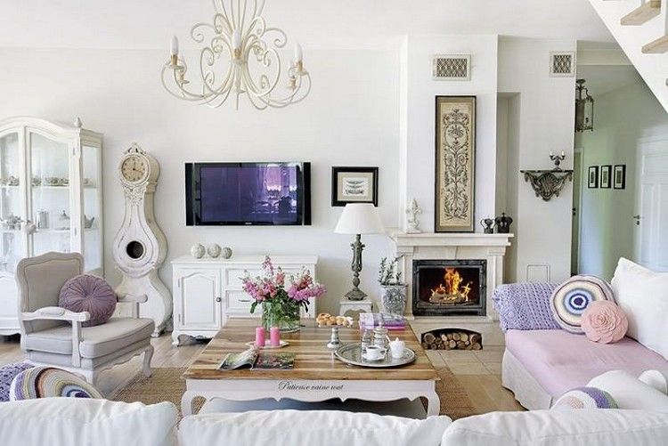 Style shabby chic dans l'intérieur