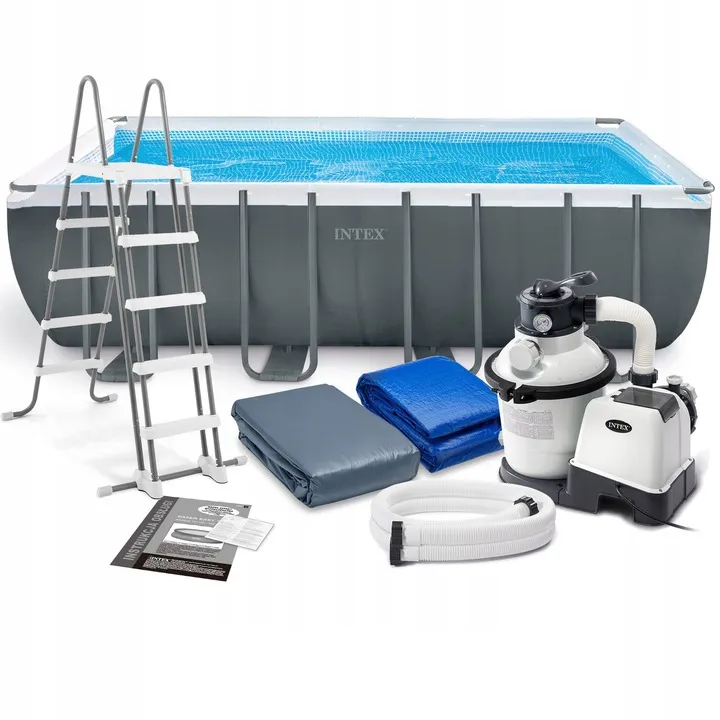 Piscine de jardin tubulaire 549 x 274 x 132 cm 21en1 INTEX 26356 + trottinette GRATUIT - 2