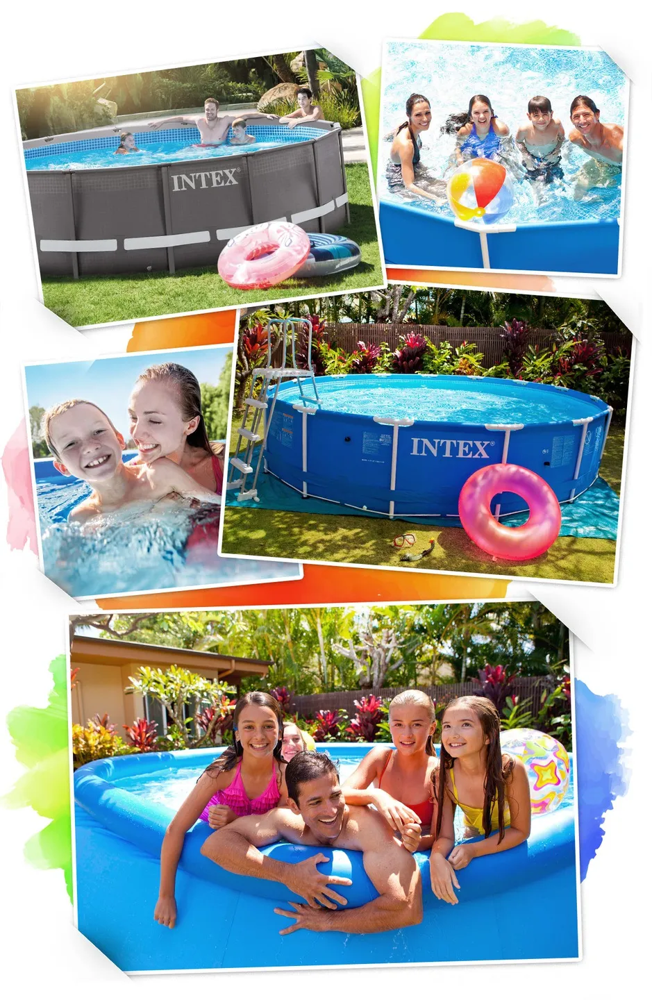Piscine de jardin tubulaire 549 x 274 x 132 cm 21en1 INTEX 26356 + trottinette GRATUIT - 11