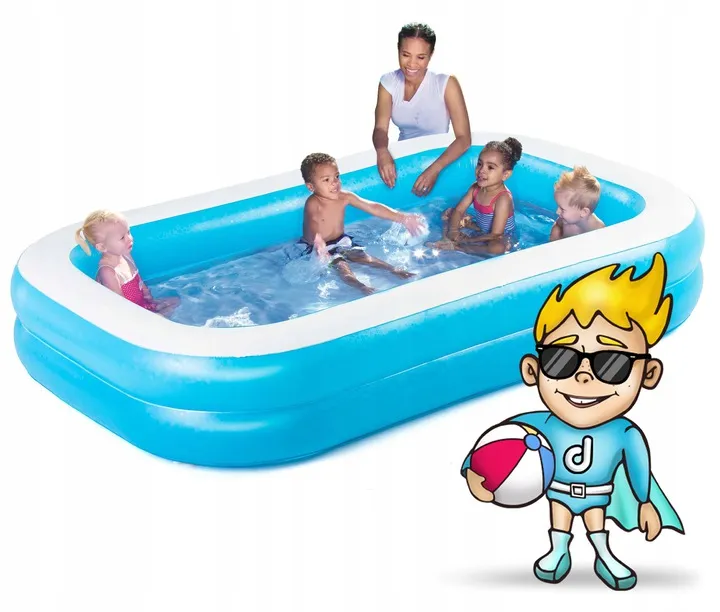 Piscine gonflable familiale 262 x 175 x 51 cm Bestway 54006 + bâche - 3