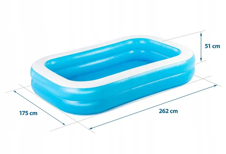 Piscine gonflable familiale 262 x 175 x 51 cm Bestway 54006 + bâche - 5