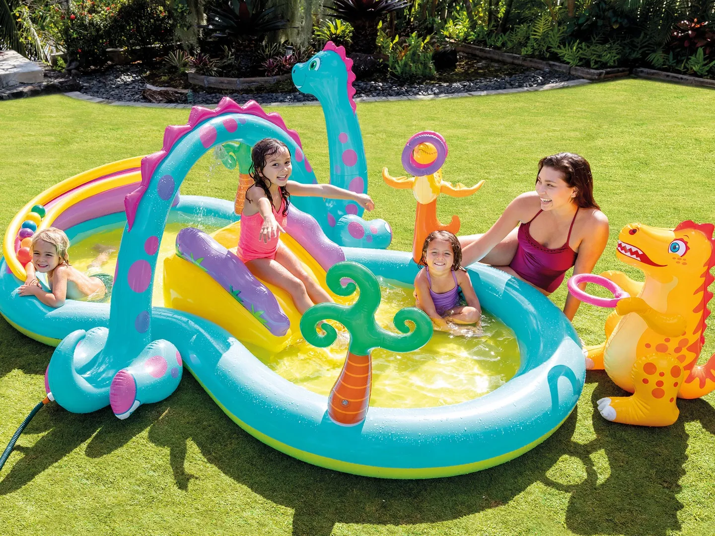 Centre de Jeu Gonflable Dinosaures 302 x 229 x 112 cm INTEX 57135 - 3