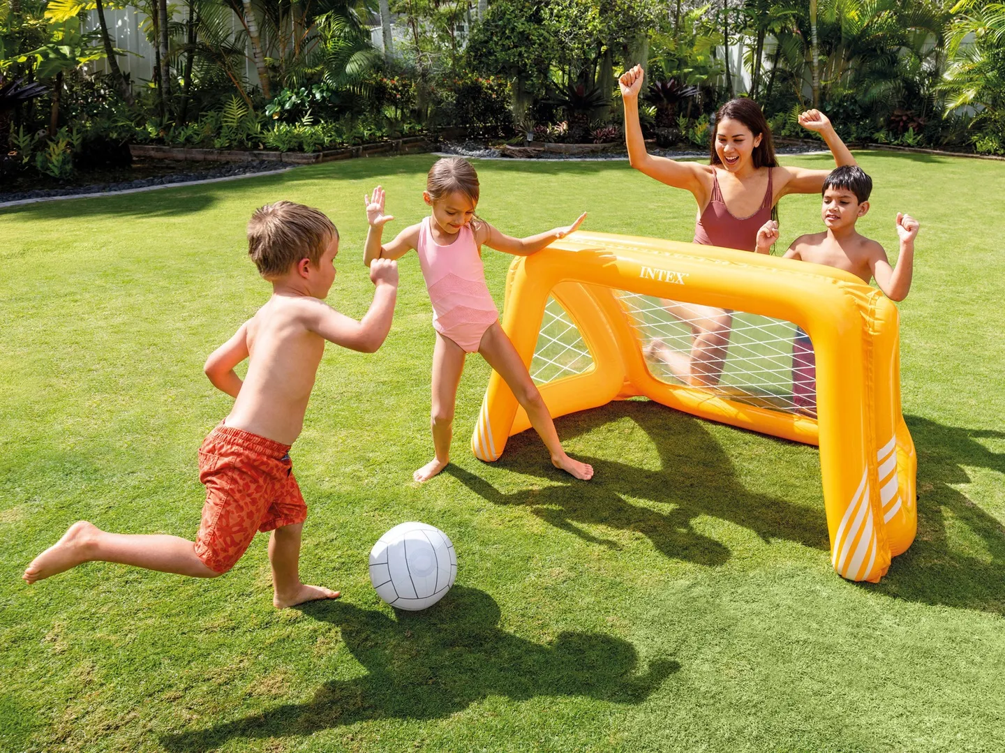 But de Football Gonflable 140 x 89 x 81 cm INTEX 58507 - 4