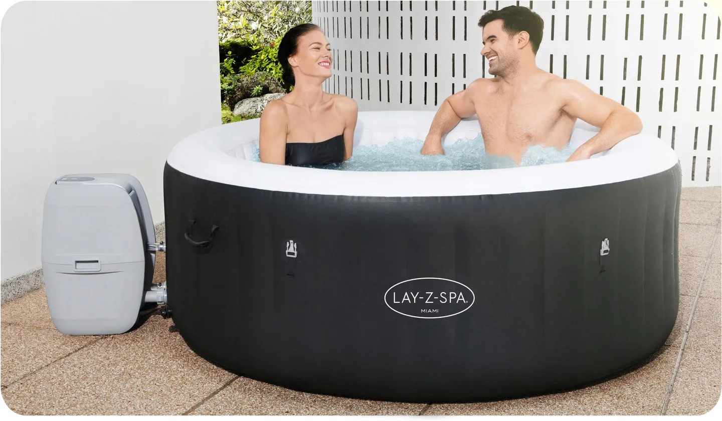 Spa Gonflable Lay-Z Miami 4 Personnes Bestway 60001 - 12