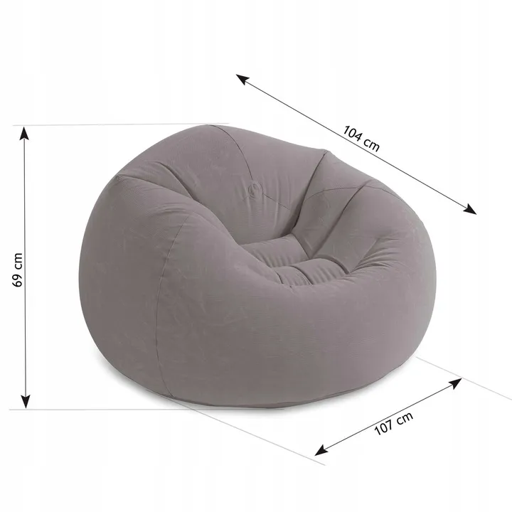 Fauteuil gonflable pouf sac INTEX 68579 - 5