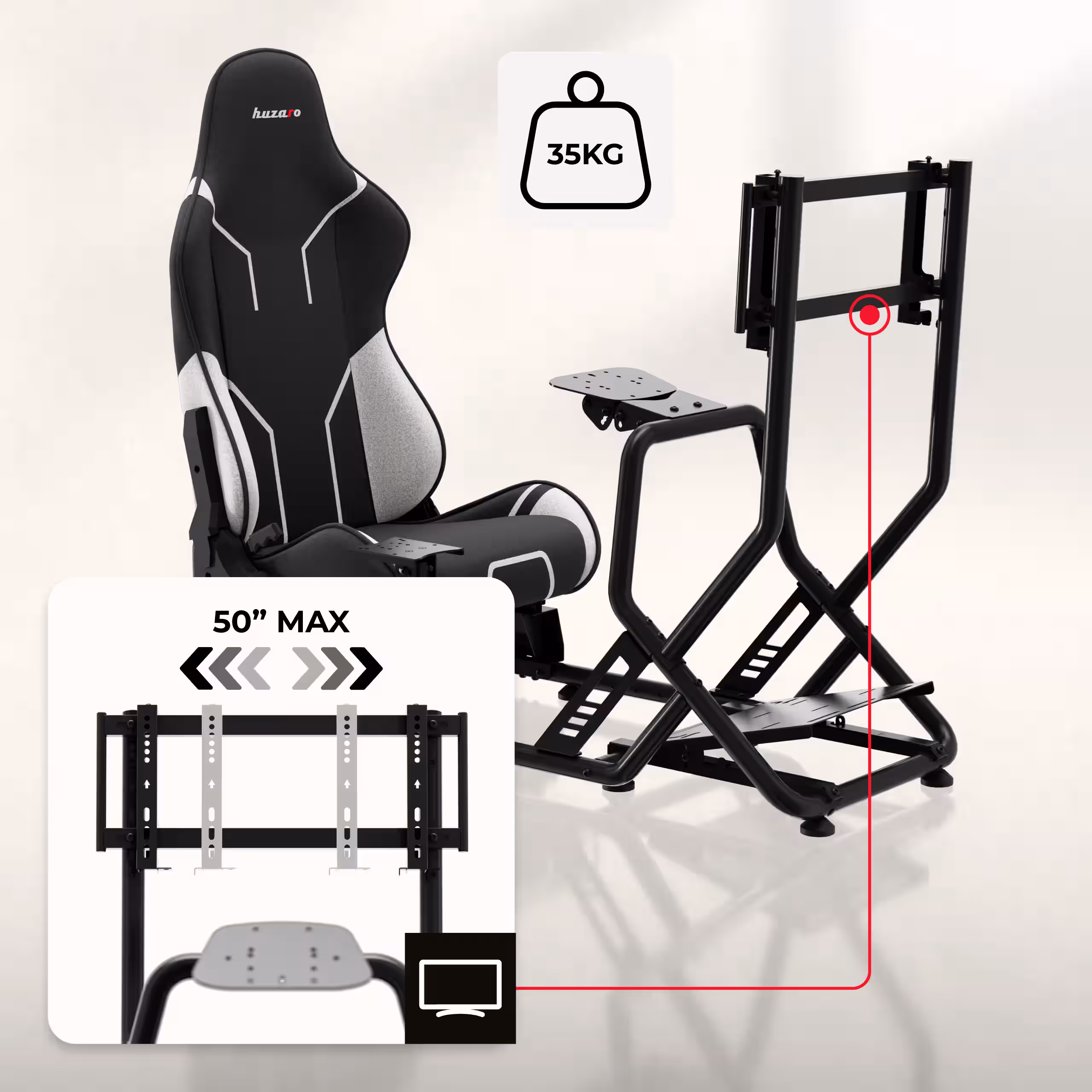 Cockpit de course Huzaro Speed 6.0