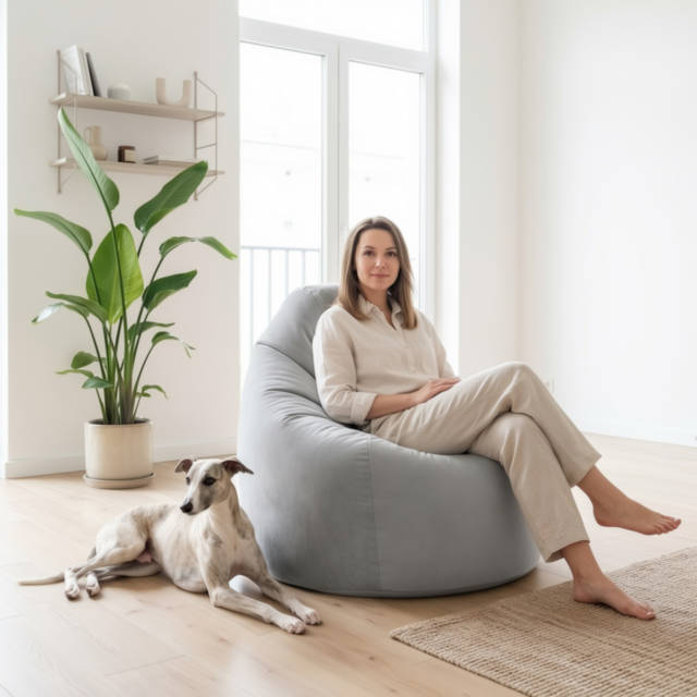 Modèles lisses – Poufs et poufs poire