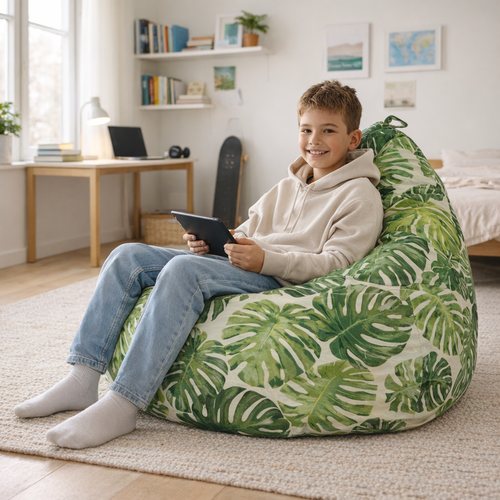 Poufs et poires à motifs Premium