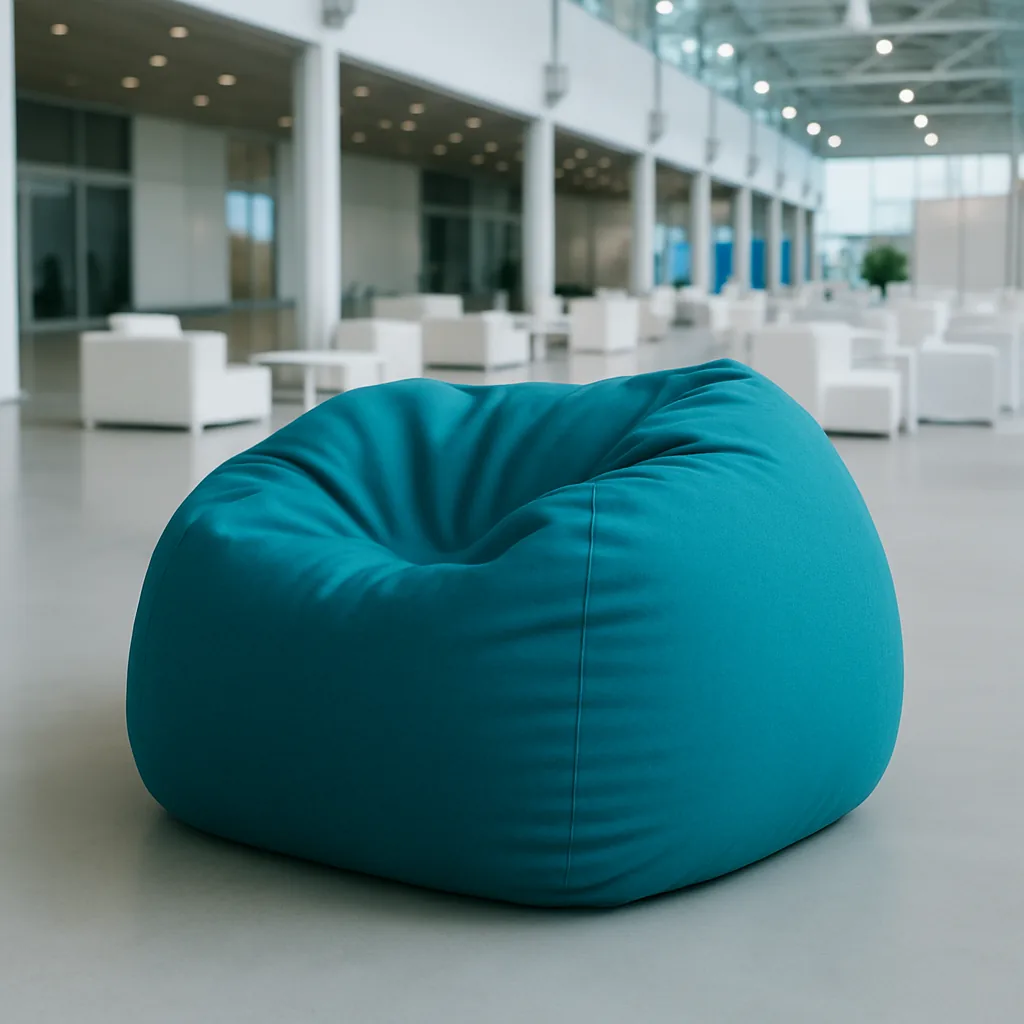 Poufs avec logo pour agences événementielles | Italpouf